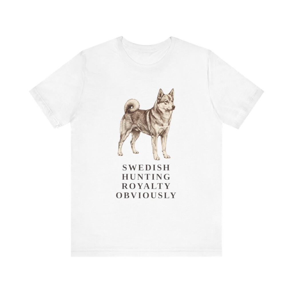 Norrbottenspets Humor Shirt, Vintage Dog Sketch Tee, Dog Humor Gift
