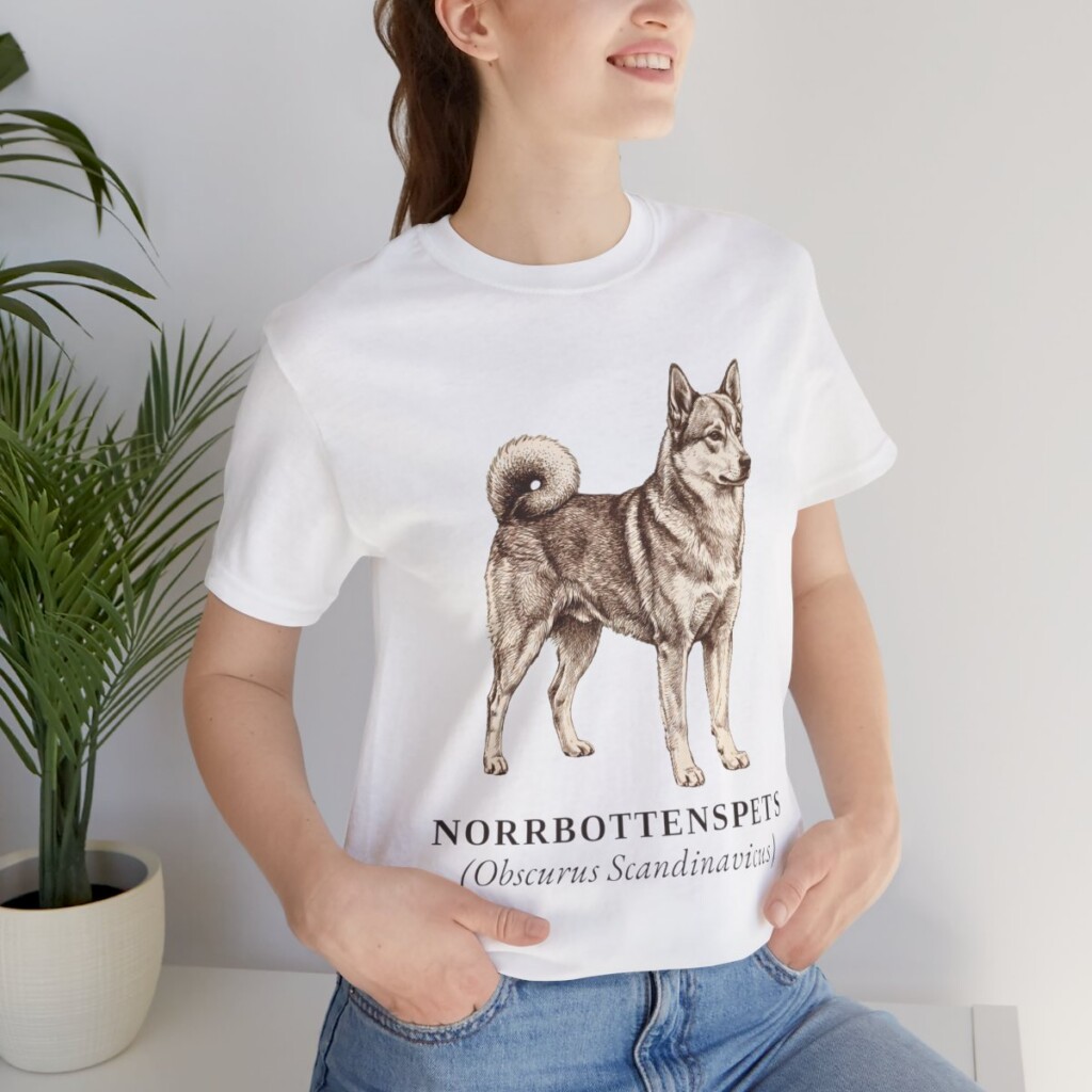 norrbottenspets-latin-shirt-vintage-dog-sketch-tee-dog-latin-gift-71.jpg Norrbottenspets Latin Shirt, Vintage Dog Sketch Tee, Dog Latin Gift