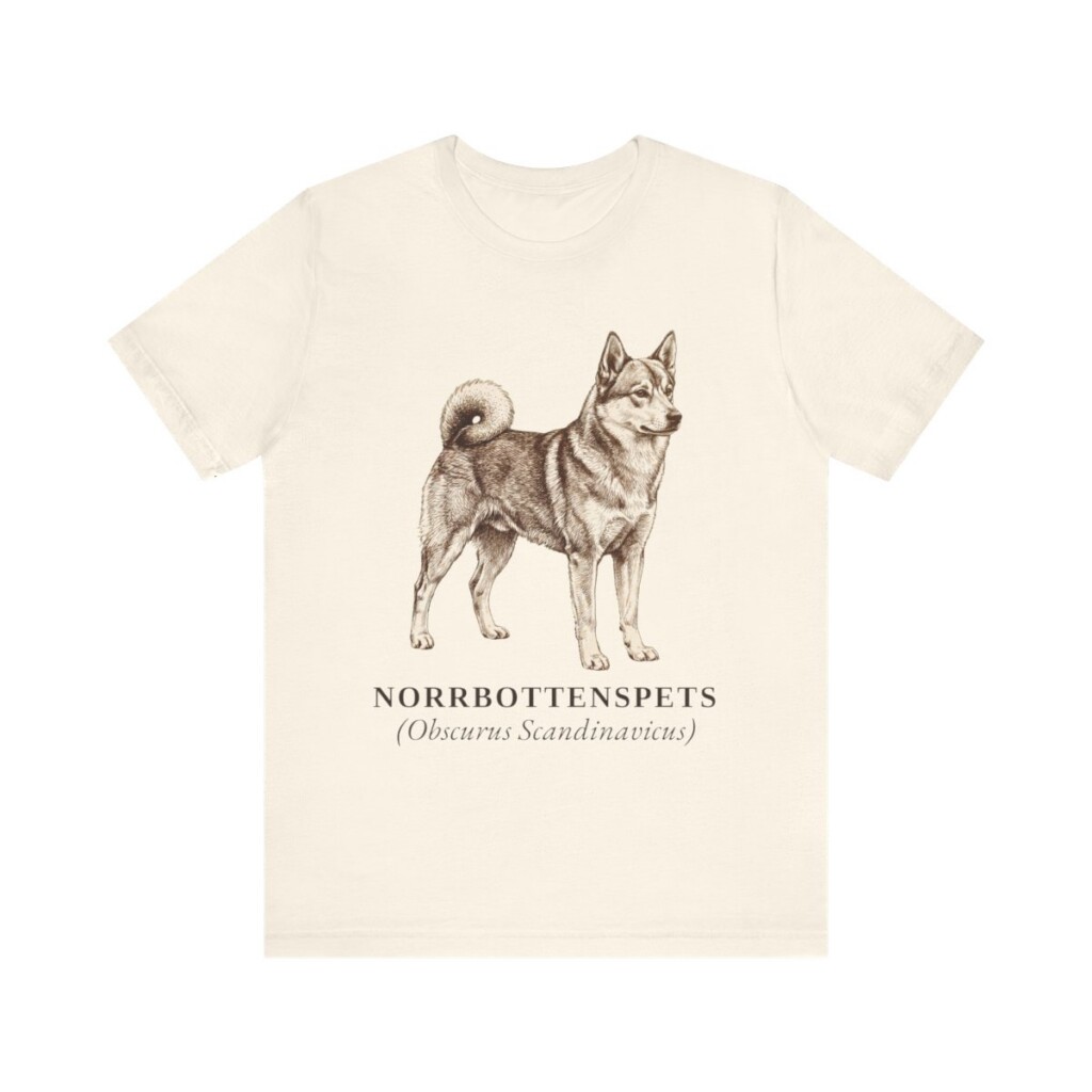 norrbottenspets-latin-shirt-vintage-dog-sketch-tee-dog-latin-gift-78.jpg Norrbottenspets Latin Shirt, Vintage Dog Sketch Tee, Dog Latin Gift