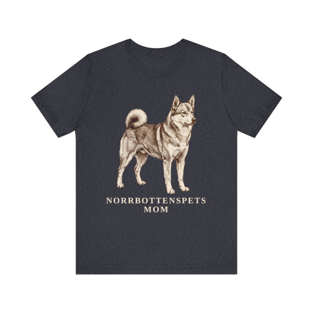 Norrbottenspets Mom Shirt, Vintage Dog Sketch Tee, Dog Mom Gift