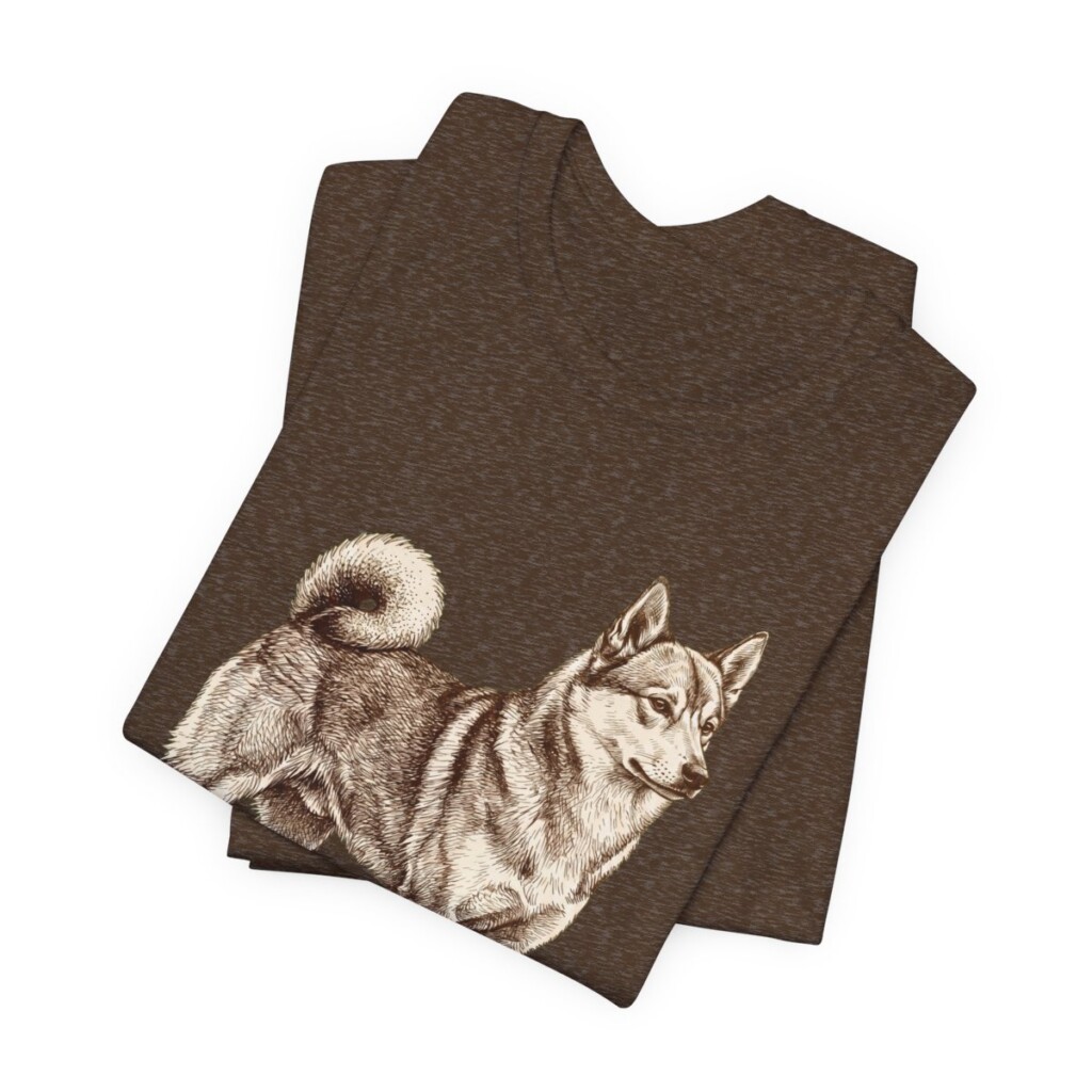 Norrbottenspets Mom Shirt, Vintage Dog Sketch Tee, Dog Mom Gift