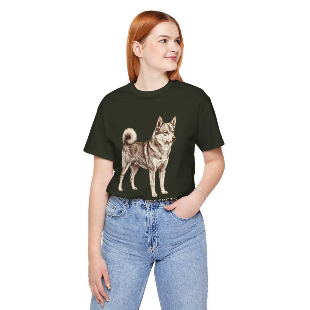 Norrbottenspets Mom Shirt, Vintage Dog Sketch Tee, Dog Mom Gift