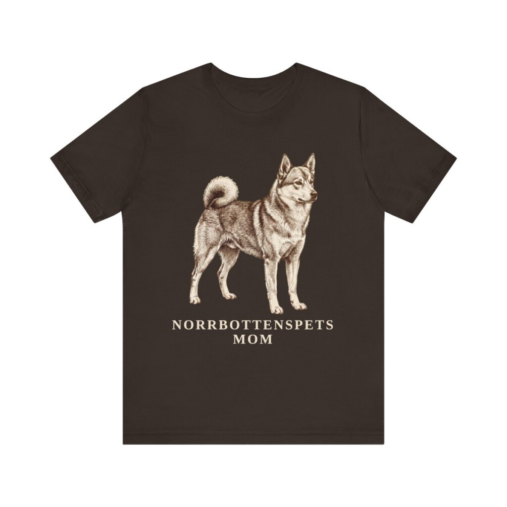 Norrbottenspets Mom Shirt, Vintage Dog Sketch Tee, Dog Mom Gift