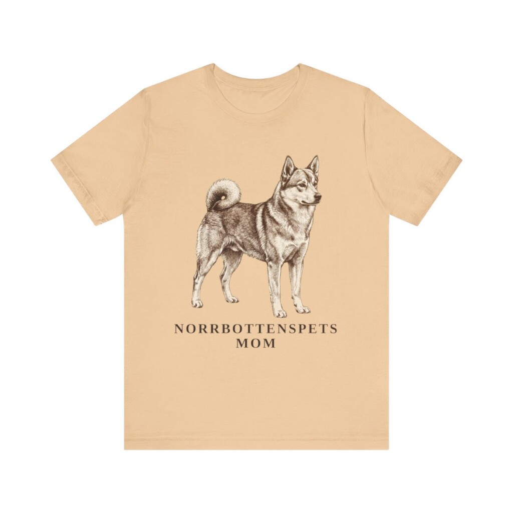 Norrbottenspets Mom Shirt, Vintage Dog Sketch Tee, Dog Mom Gift