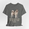 Norwegian Elkhound Dad Shirt, Vintage Dog Sketch Tee, Dog Dad Gift