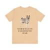 Norwegian Elkhound Dad Shirt, Vintage Dog Sketch Tee, Dog Dad Gift