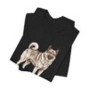 Norwegian Elkhound Latin Shirt, Vintage Dog Sketch Tee, Dog Latin Gift