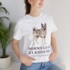 Norwegian Elkhound Latin Shirt, Vintage Dog Sketch Tee, Dog Latin Gift