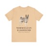 Norwegian Elkhound Latin Shirt, Vintage Dog Sketch Tee, Dog Latin Gift