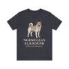 Norwegian Elkhound Latin Shirt, Vintage Dog Sketch Tee, Dog Latin Gift