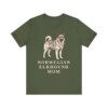 Norwegian Elkhound Mom Shirt, Vintage Dog Sketch Tee, Dog Mom Gift
