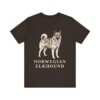 Norwegian Elkhound Shirt, Vintage Dog Sketch Tee, Dog Lover Gift