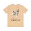 Norwegian Elkhound Shirt, Vintage Dog Sketch Tee, Dog Lover Gift