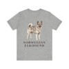 Norwegian Elkhound Shirt, Vintage Dog Sketch Tee, Dog Lover Gift
