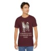 Norwegian Lundehund Dad Shirt, Vintage Dog Sketch Tee, Dog Dad Gift