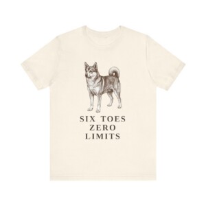 Norwegian Lundehund Humor Shirt, Vintage Dog Sketch Tee, Dog Humor Gift