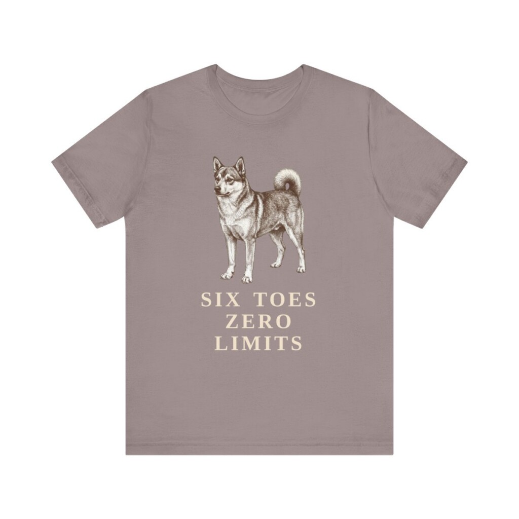 Norwegian Lundehund Humor Shirt, Vintage Dog Sketch Tee, Dog Humor Gift