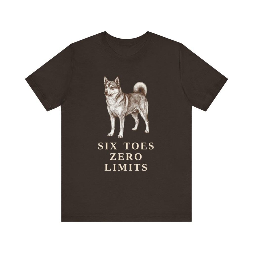 Norwegian Lundehund Humor Shirt, Vintage Dog Sketch Tee, Dog Humor Gift