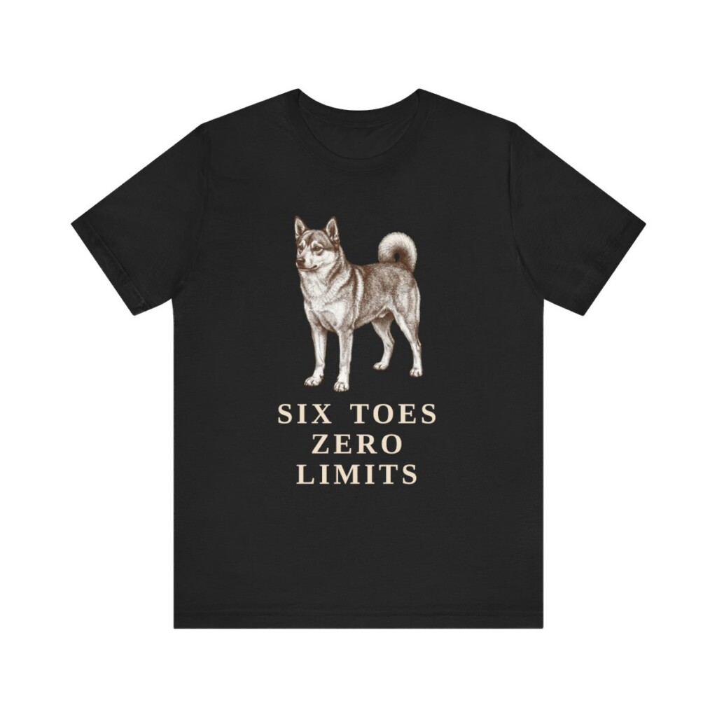 Norwegian Lundehund Humor Shirt, Vintage Dog Sketch Tee, Dog Humor Gift