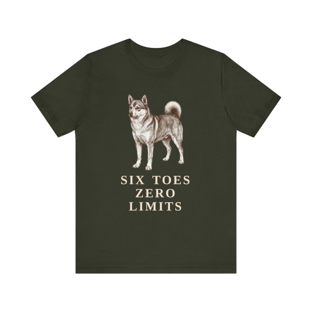 Norwegian Lundehund Humor Shirt, Vintage Dog Sketch Tee, Dog Humor Gift