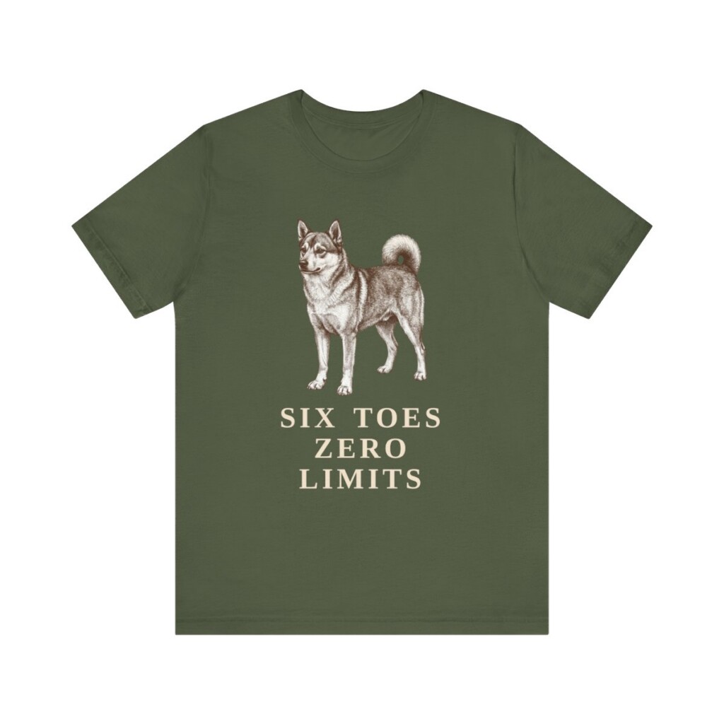Norwegian Lundehund Humor Shirt, Vintage Dog Sketch Tee, Dog Humor Gift