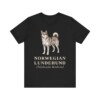 Norwegian Lundehund Latin Shirt, Vintage Dog Sketch Tee, Dog Latin Gift