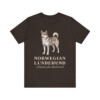 Norwegian Lundehund Latin Shirt, Vintage Dog Sketch Tee, Dog Latin Gift