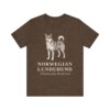Norwegian Lundehund Latin Shirt, Vintage Dog Sketch Tee, Dog Latin Gift