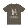 Norwegian Lundehund Latin Shirt, Vintage Dog Sketch Tee, Dog Latin Gift