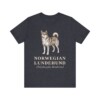 Norwegian Lundehund Latin Shirt, Vintage Dog Sketch Tee, Dog Latin Gift