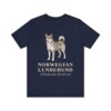 Norwegian Lundehund Latin Shirt, Vintage Dog Sketch Tee, Dog Latin Gift