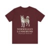 Norwegian Lundehund Latin Shirt, Vintage Dog Sketch Tee, Dog Latin Gift