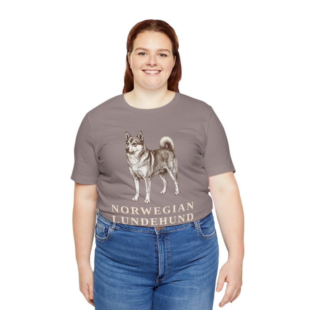 Norwegian Lundehund Mom Shirt, Vintage Dog Sketch Tee, Dog Mom Gift