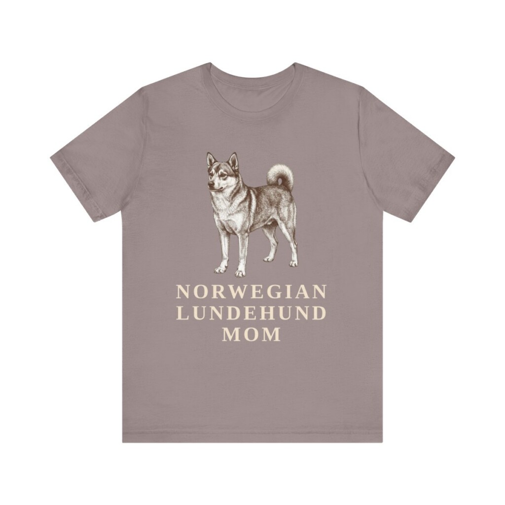 Norwegian Lundehund Mom Shirt, Vintage Dog Sketch Tee, Dog Mom Gift