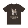 Norwegian Lundehund Mom Shirt, Vintage Dog Sketch Tee, Dog Mom Gift