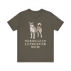 Norwegian Lundehund Mom Shirt, Vintage Dog Sketch Tee, Dog Mom Gift