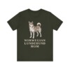 Norwegian Lundehund Mom Shirt, Vintage Dog Sketch Tee, Dog Mom Gift