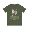 Norwegian Lundehund Mom Shirt, Vintage Dog Sketch Tee, Dog Mom Gift