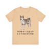 Norwegian Lundehund Shirt, Vintage Dog Sketch Tee, Dog Lover Gift