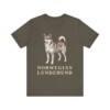 Norwegian Lundehund Shirt, Vintage Dog Sketch Tee, Dog Lover Gift