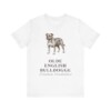 Olde English Bulldogge Latin Shirt, Vintage Dog Sketch Tee, Dog Latin Gift