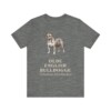 Olde English Bulldogge Latin Shirt, Vintage Dog Sketch Tee, Dog Latin Gift