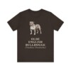 Olde English Bulldogge Latin Shirt, Vintage Dog Sketch Tee, Dog Latin Gift