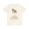 Olde English Bulldogge Latin Shirt, Vintage Dog Sketch Tee, Dog Latin Gift