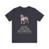 Olde English Bulldogge Latin Shirt, Vintage Dog Sketch Tee, Dog Latin Gift
