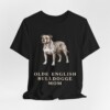 Olde English Bulldogge Mom Shirt, Vintage Dog Sketch Tee, Dog Mom Gift