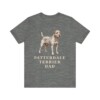 Patterdale Terrier Dad Shirt, Vintage Dog Sketch Tee, Dog Dad Gift
