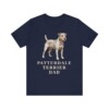 Patterdale Terrier Dad Shirt, Vintage Dog Sketch Tee, Dog Dad Gift