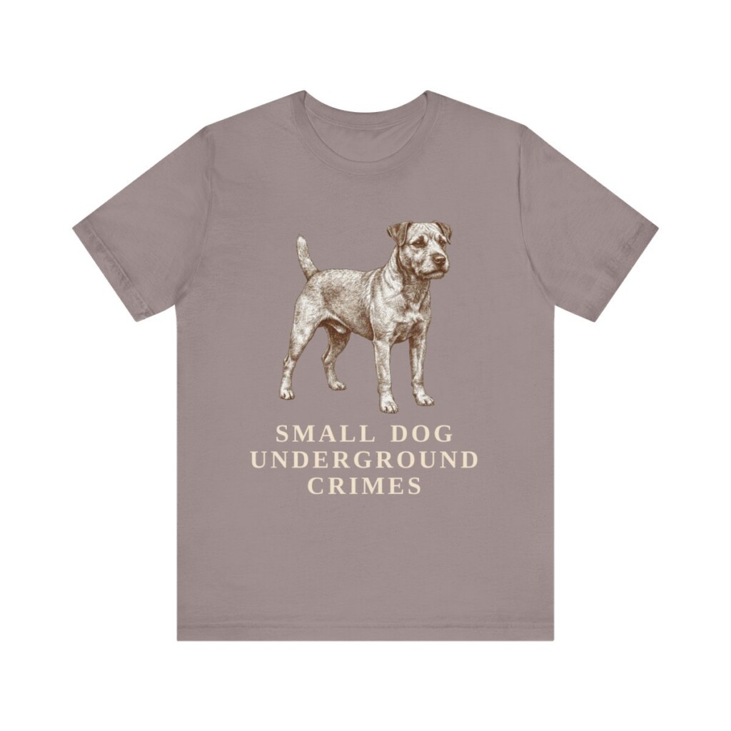 Patterdale Terrier Humor Shirt, Vintage Dog Sketch Tee, Dog Humor Gift