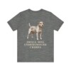 Patterdale Terrier Humor Shirt, Vintage Dog Sketch Tee, Dog Humor Gift
